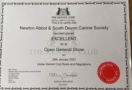 Kennel Club Excellent Grading
